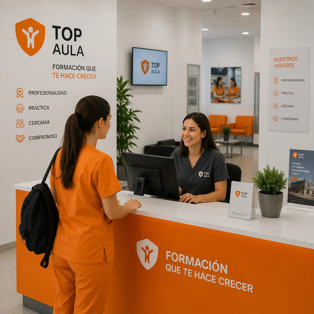 Recepción TOP Aula